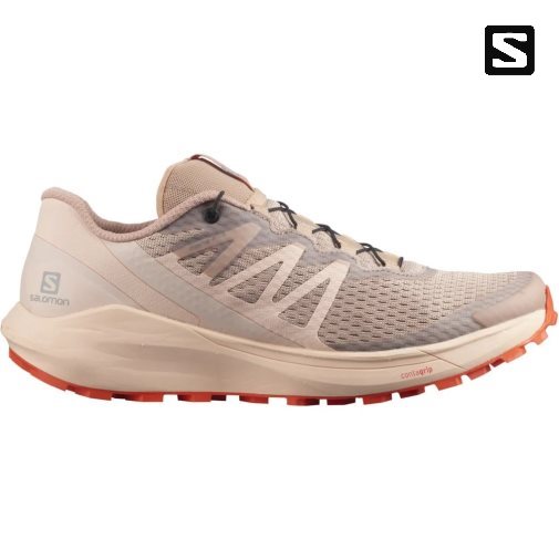 Coral Salomon Sense Ride 4 Women's Trail Running Shoes | IE XZ7385